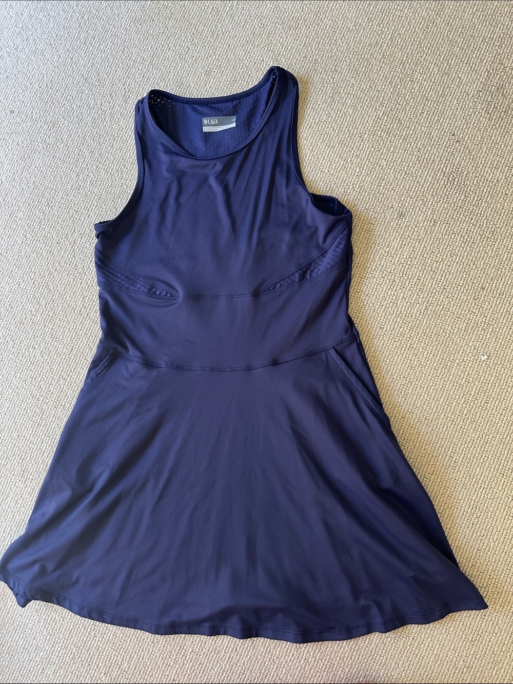 Lija tennis golf  Tank Dress in Deep Navy small